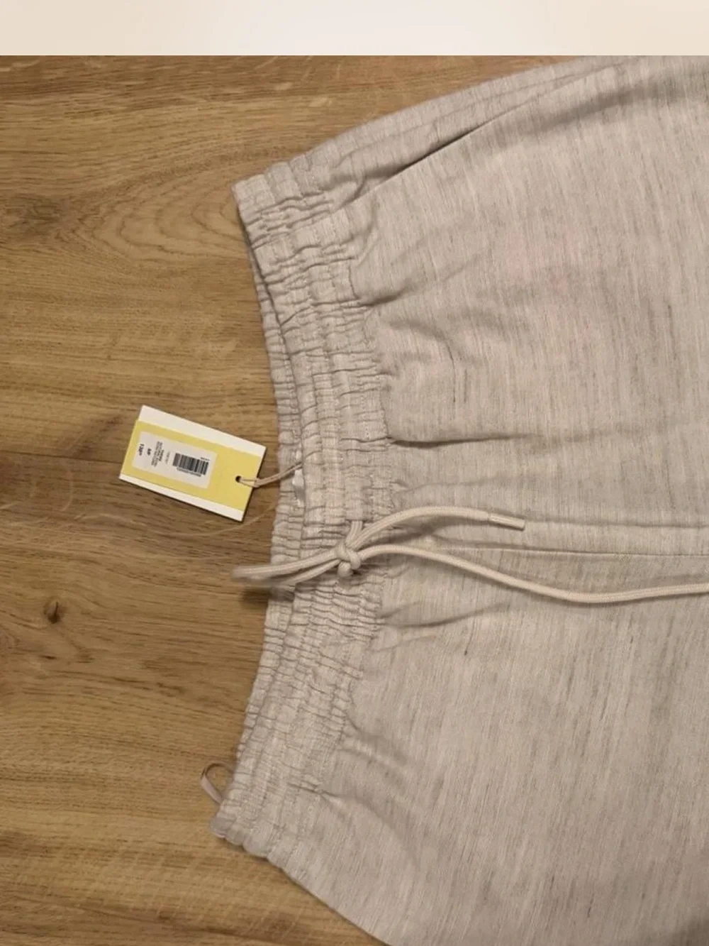 Aritzia Thesis Cruise Linen Wide Leg Pants in Natural Ecru Small ❤️NWT❤️